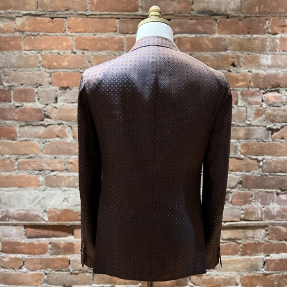 Dsquared2 100% Silk Geometric Jacquard Blazer - Picture 5 of 10
